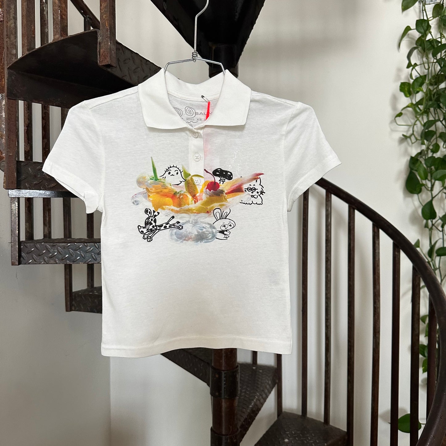 Polo Parfait in Off White