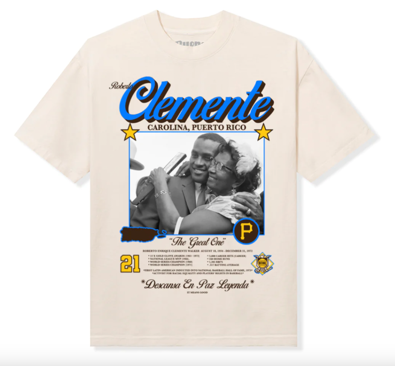 Clemente Tee in Cream