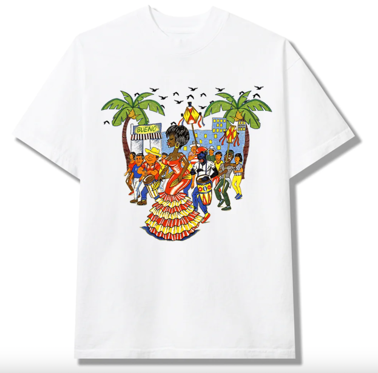 Festival Tee in White