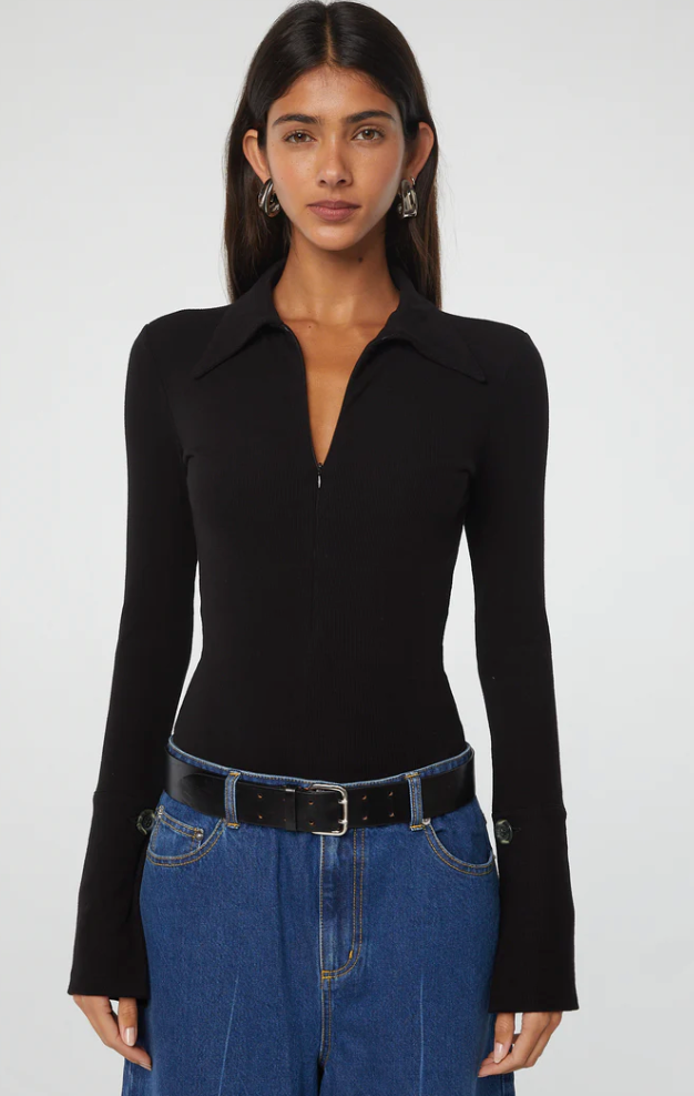 Kili Bodysuit in Black