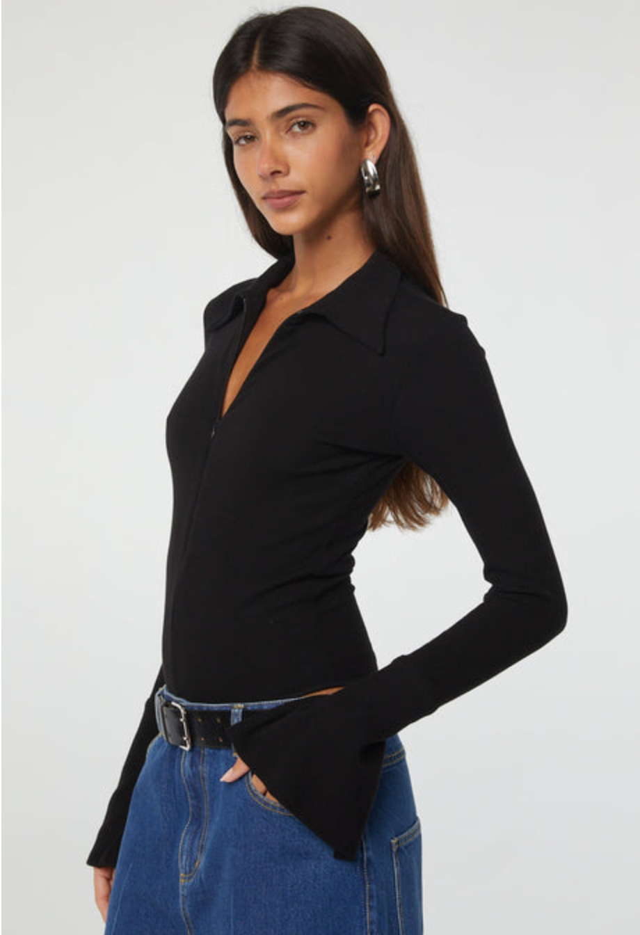 Kili Bodysuit in Black