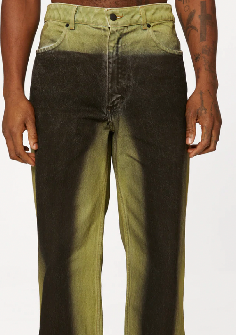 Wide Leg Jean in Slim Spray