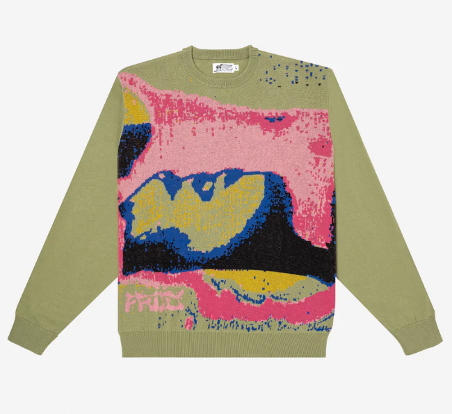 Kisses Knit Sweater in Fog
