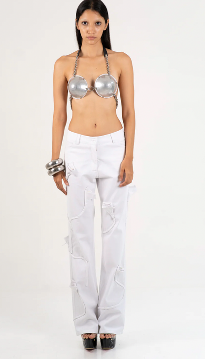 Diego Rivera Pants in White