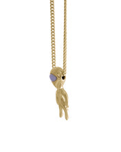 VARON Hola Alien Gold Plated Necklace with Opal - GENERO NEUTRAL