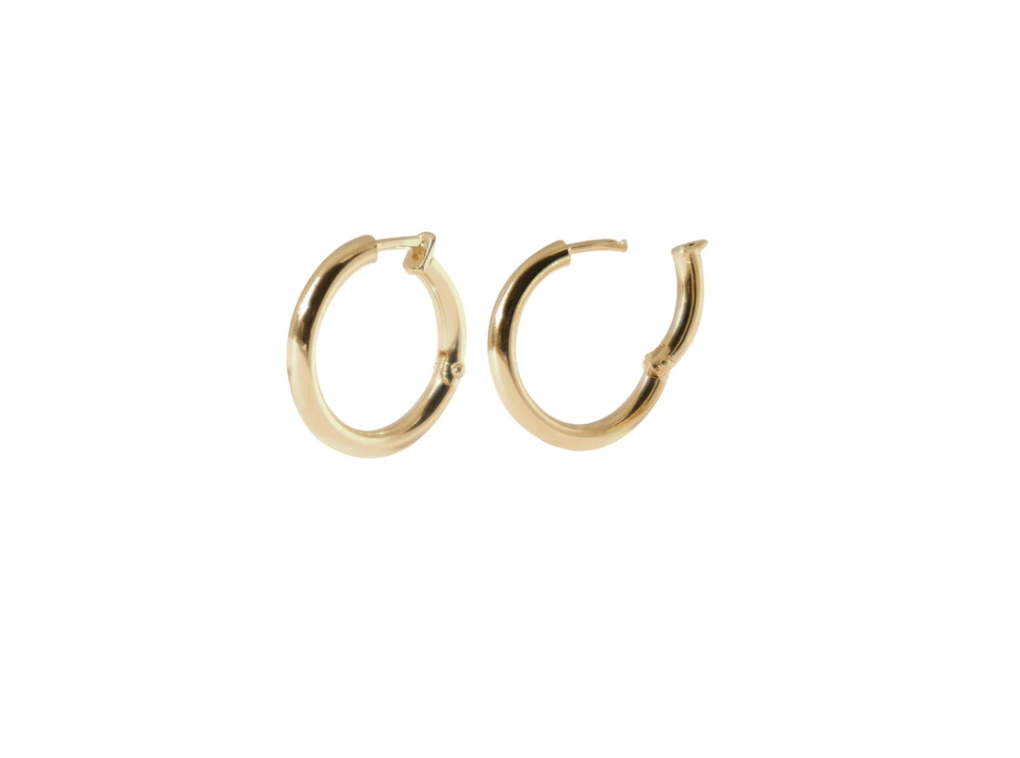 VARON Pair of Arco Hoops in Gold Plated - GENERO NEUTRAL