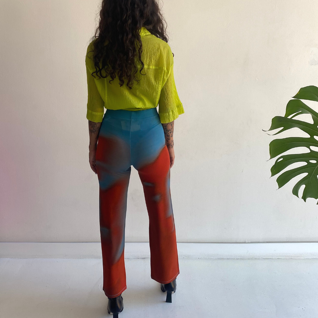 Cheryl Pant in Red