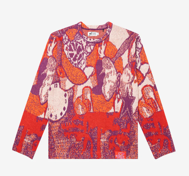 Harajuku Mohair Sweater in Multi Color