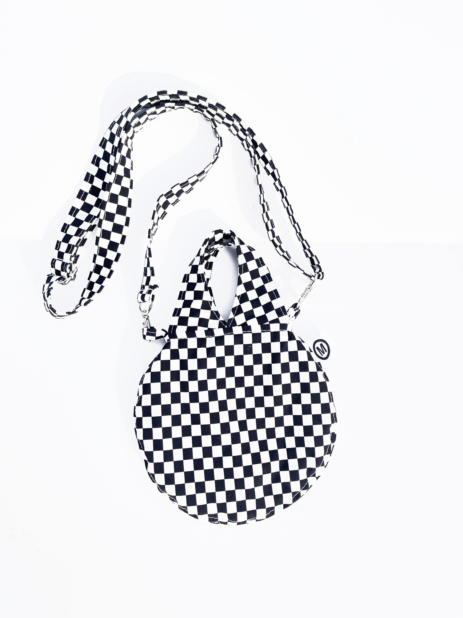MAYORGA Mini Monis Crossbody Bag in Black Checker
